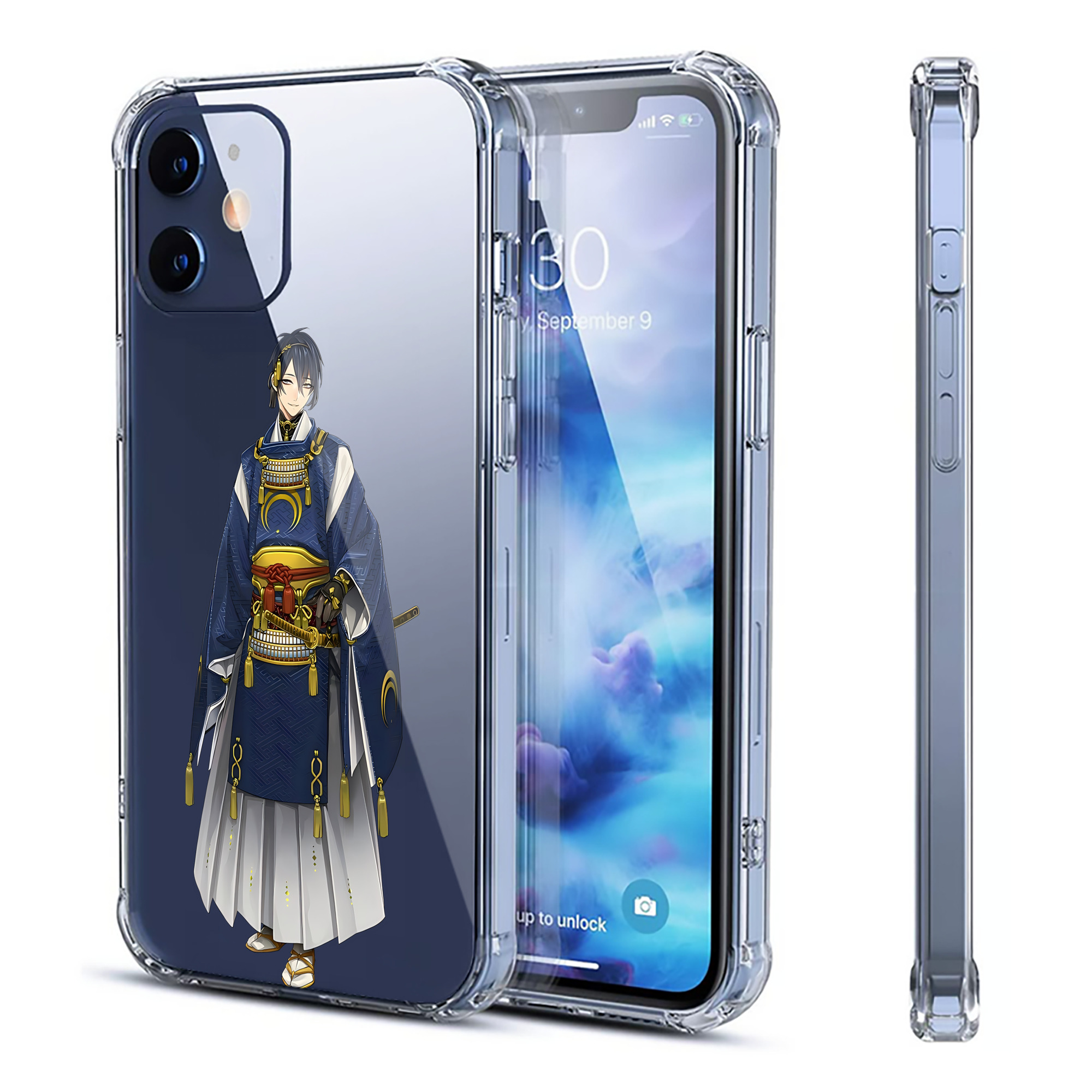 （画像用） 刀剣乱舞 Touken Ranbu 【iPhone 12シリーズ対応】透明スマホケース（クリアソフトケース）